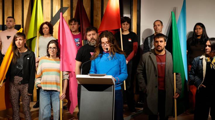 Eskuin muturraren aurrean justizia soziala aldarrikatu dute hainbat eragilek Gasteizen