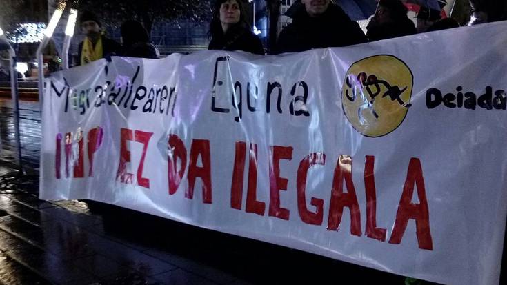 Pertsona guztien eskubideak aldarrikatu dituzte migratzaileen egunean