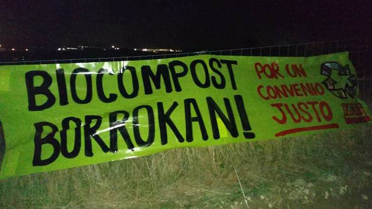 Greba mugagabea hasiko dute hiri hondakin solidoen plantako langileek 