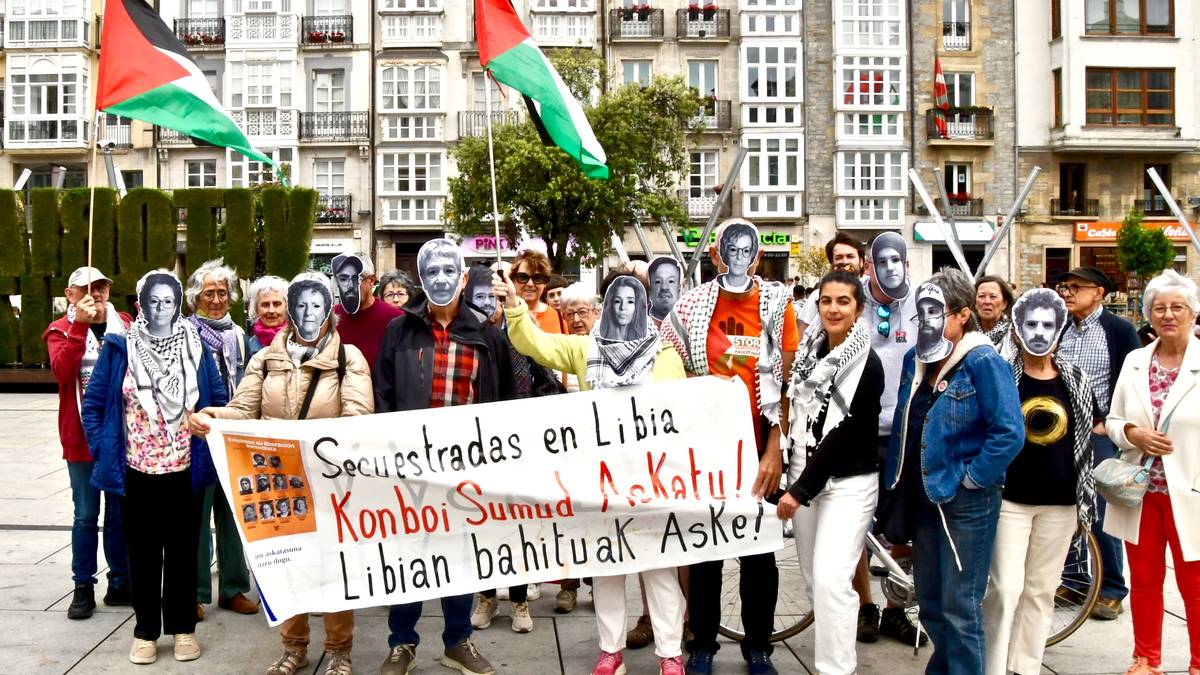 Haizea Urkixo: "Libian bahitutako hamar ekintzaileen egoera muturrekoa da"