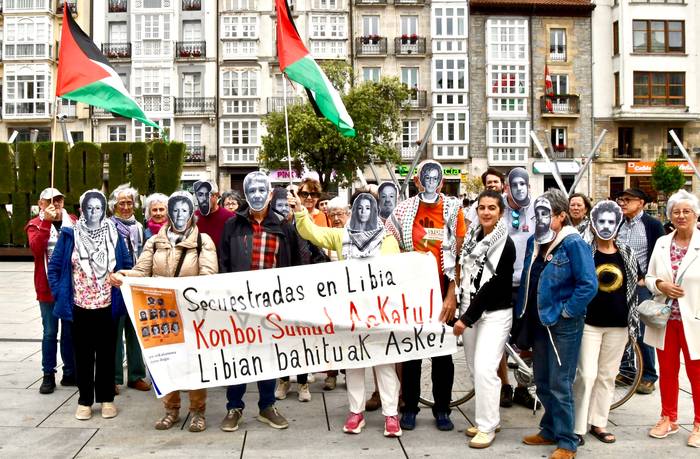 Haizea Urkixo: "Libian bahitutako hamar ekintzaileen egoera muturrekoa da"