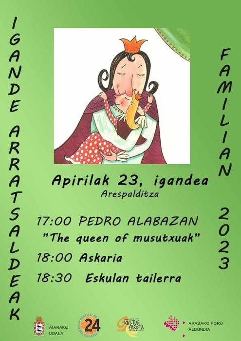 [IGANDE ARRATSALDEAK FAMILIAN] 'The queen of musutxoak', Pedro Alabazan
