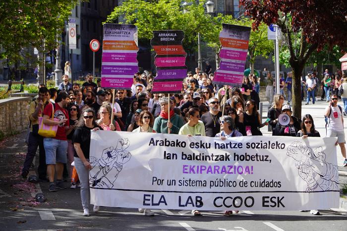 Laugarren greba eguna Arabako esku hartze sozialeko langileentzat