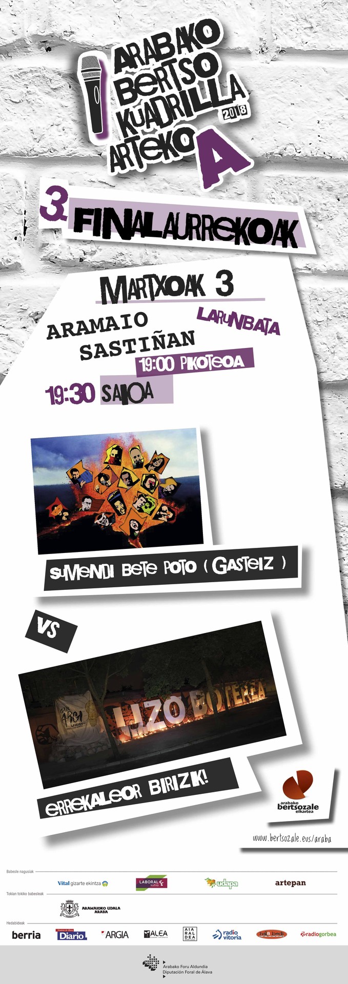 Aramaioan jokatuko da erabakigarri izango den 3. eta azken finalaurrekoa 