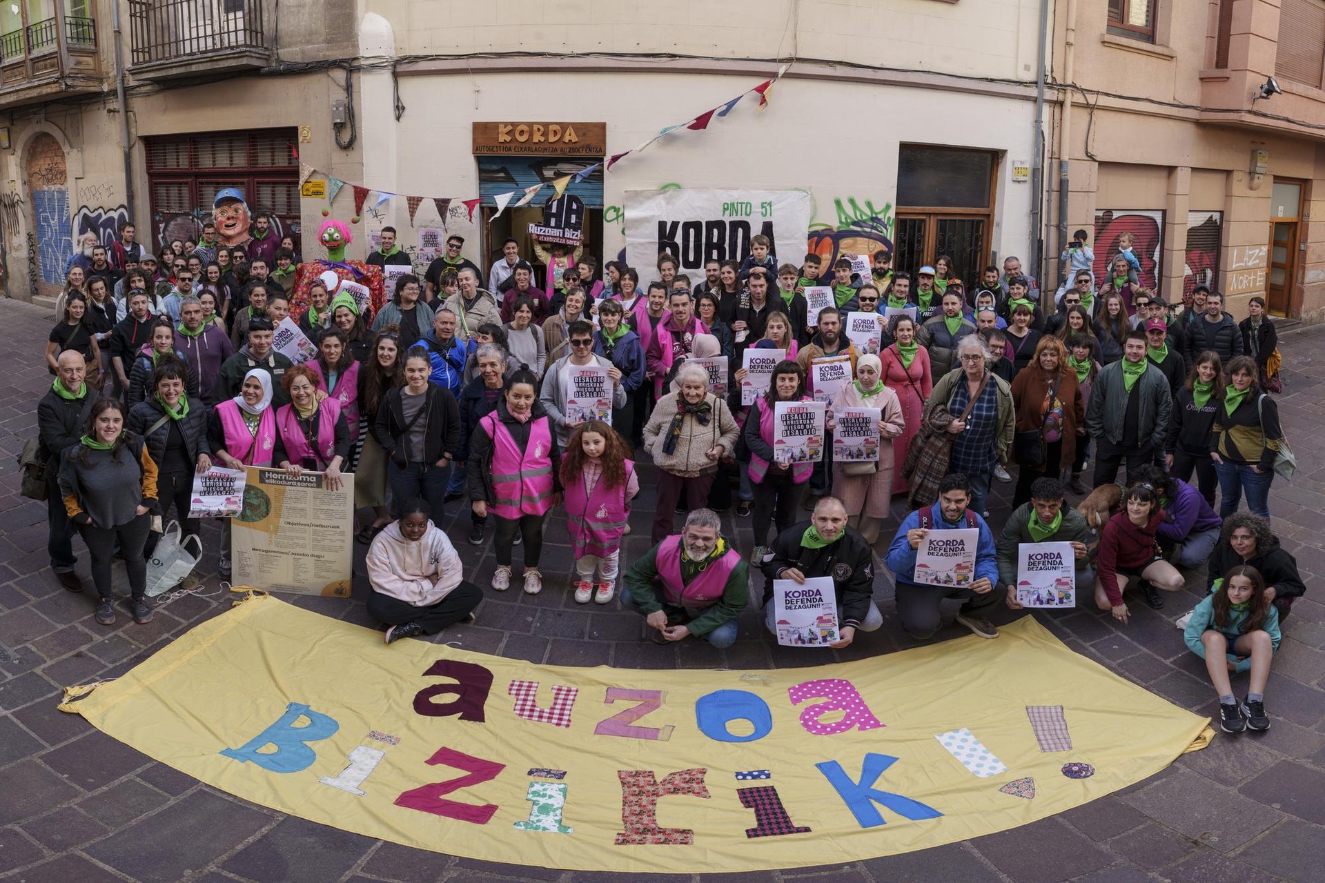 Protesta eskubidea aldarrikatu dute Kordako desalojoaren epaiketan