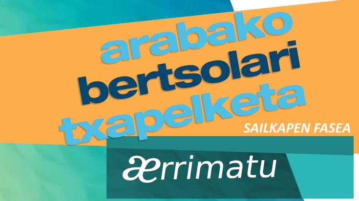 2026ko Arabako Bertsolari Txapelketara sailkatzeko fasea - Ærrimatu ostiralean hasiko da