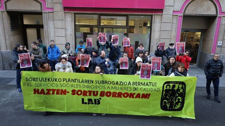 Hazten eta Sortulekuko langileek zazpigarren greba eguna dute gaur