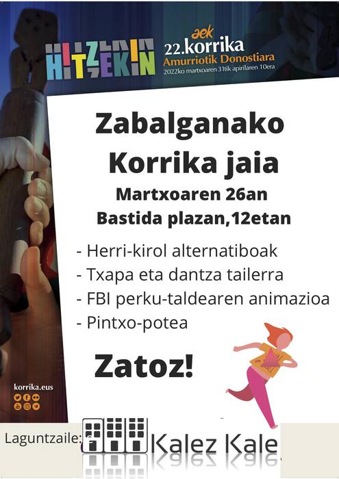 [KORRIKA KULTURALA] Korrika jaia Zabalganan