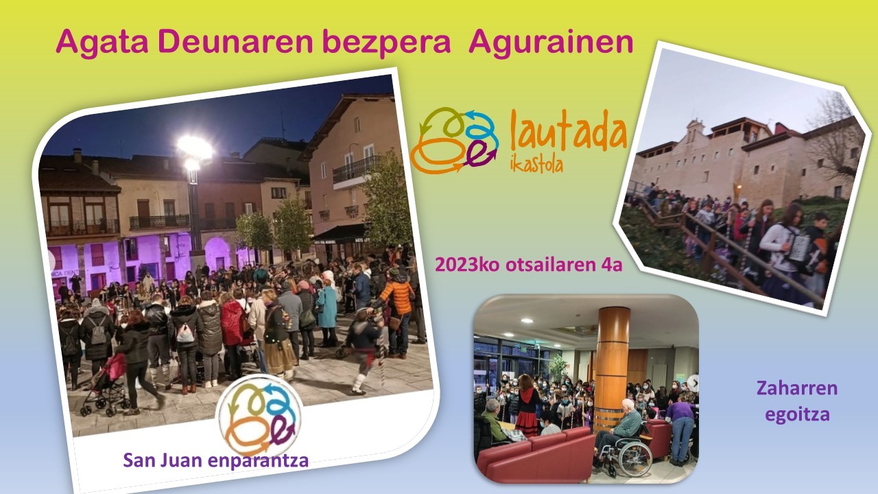 Lautada Ikastolako makilak dantzan