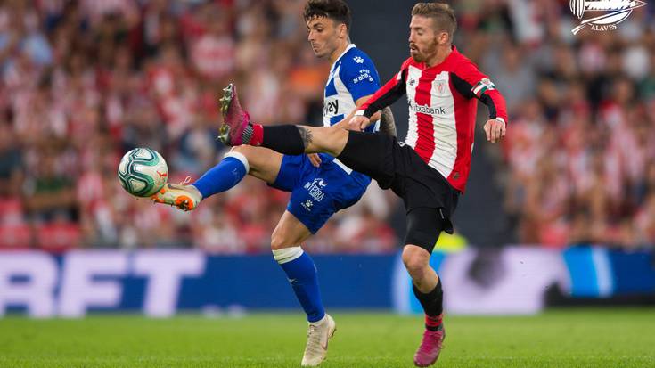 Alaves ezinean ibili da partida osoan zehar San Mamesen