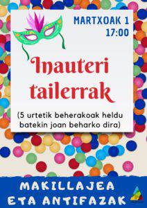 Inauterietako makilajea eta antifazak