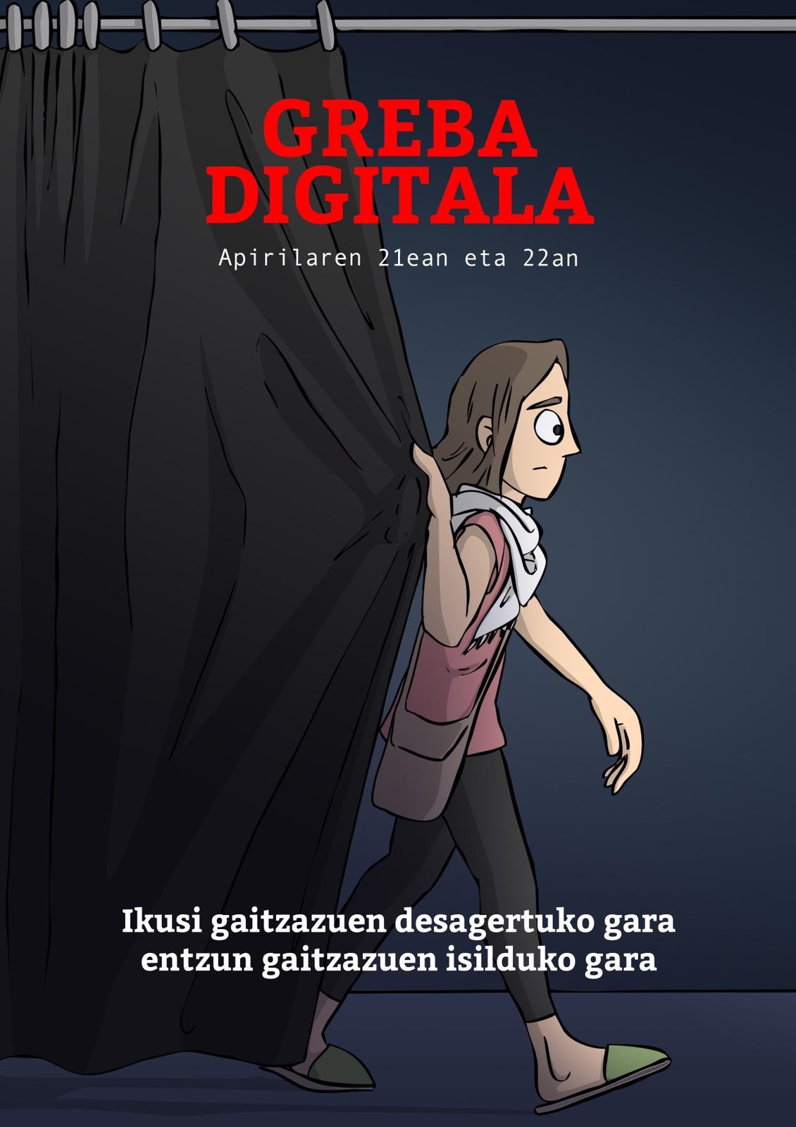 ALEAk bat egin du kulturgileen greba digitalarekin