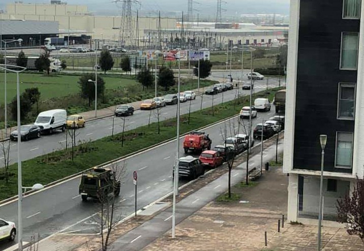 Espainiako Armadak Gasteizen esku hartu du, alarma egoera dela eta
