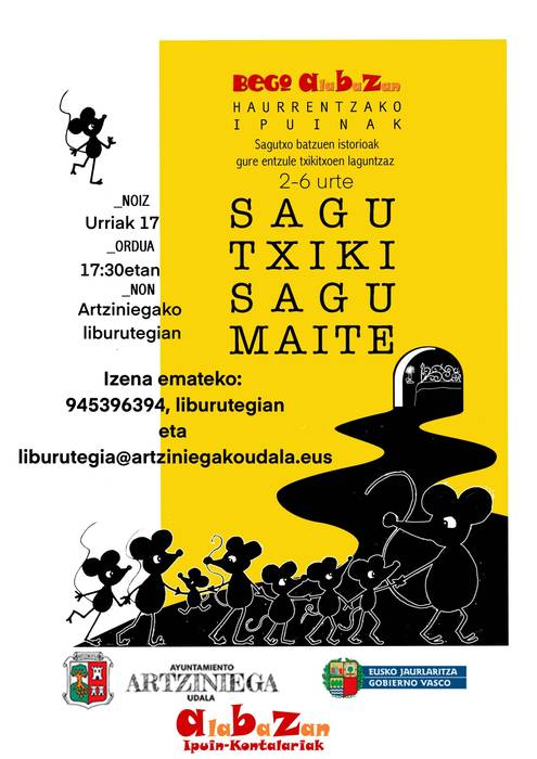 'Sagu txiki, sagu maite', Bego Alabazan