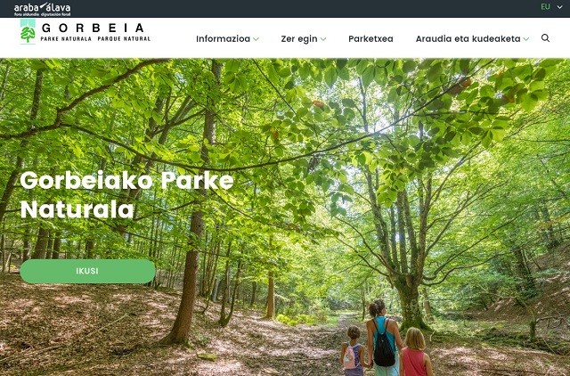 Arabako parke naturalak bisitarien zain
