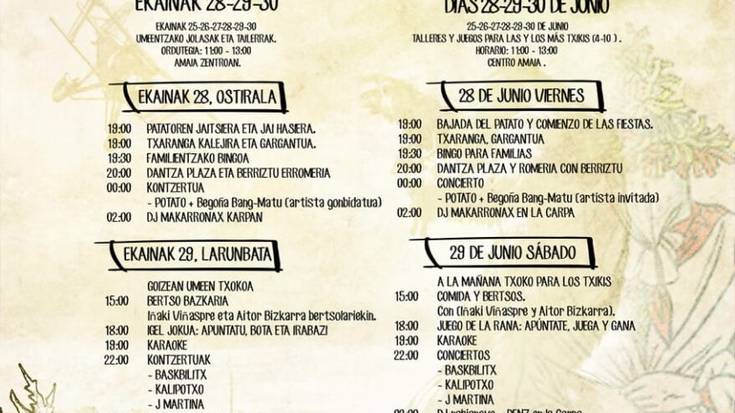 Aranbizkarrako jaiak, bertso bazkaria