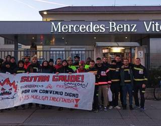Mercedeseko 27 suhiltzaile kaleratuko dituztela salatu du ELAk