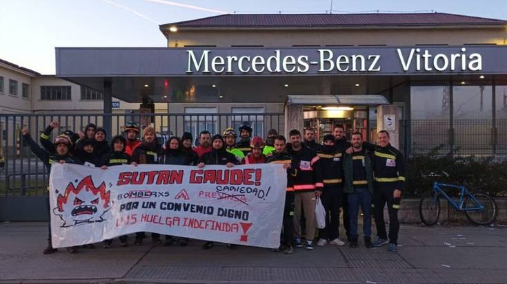 Mercedeseko 27 suhiltzaile kaleratuko dituztela salatu du ELAk