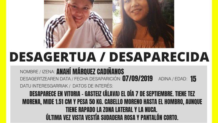 Onik agertu da desagertuta zegoen neska