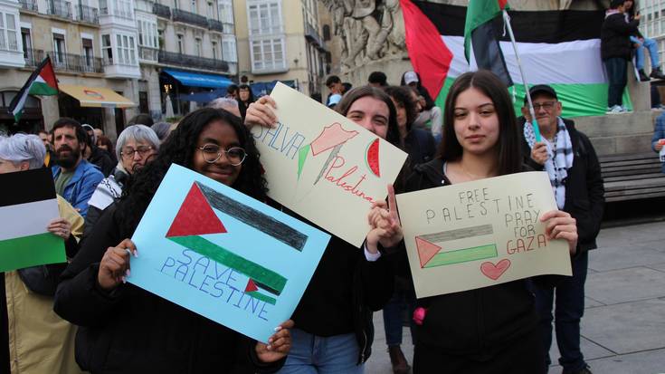 76 urteren ondoren Nakbak jarraitzen duela salatu dute Gasteizen