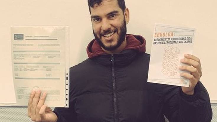 Auzoan Bizi etxebizitza sareko kide batek errolda lortu du Autodefentsa Juridikorako Gidaren bidez