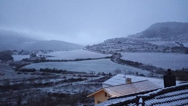Lehen elurteak Arabako bazterrak zuritu ditu