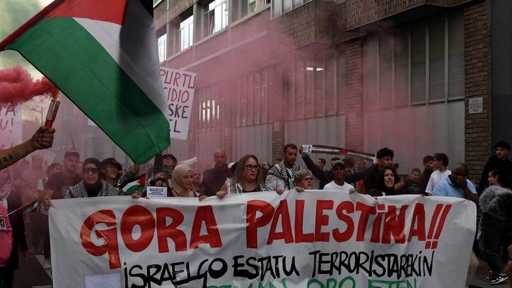 Gasteiz jendez lepo, Palestinaren alde