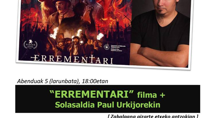 'Errementari' filma + Paul Urkijorekin solasaldia