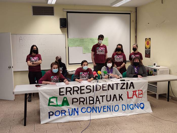 Arabako egoitzetako langileek grebara joko dute martxoaren 30ean, "blokeoarekin" amaitzeko