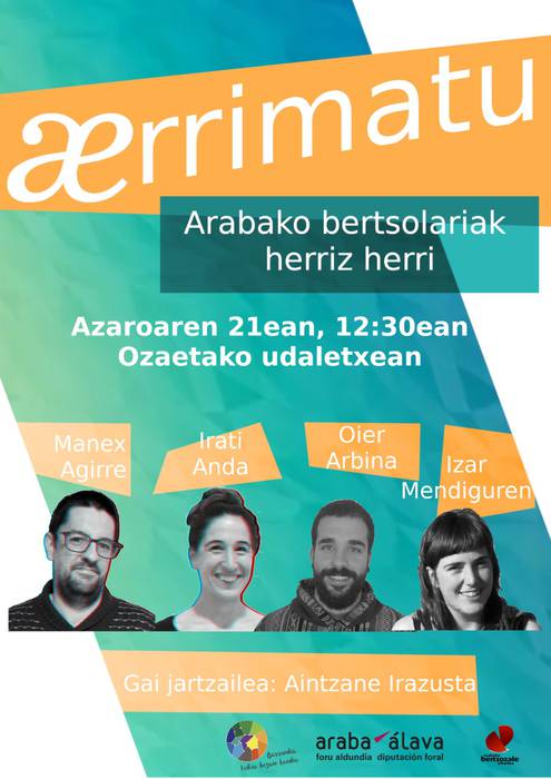 Aerrimatu, Arabako bertsolariak herriz herri