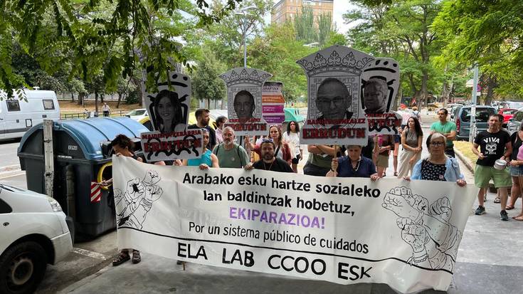 Protesta artean inauguratu dute Zaramagako Bizan berria