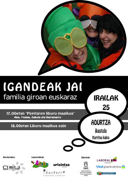[IGANDEAK JAI] `Pepitaren liburu magikoa´& liburu magikoa egin