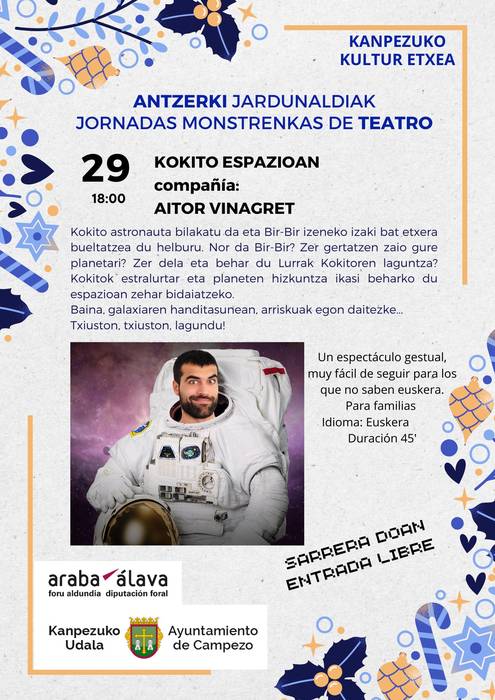 'Kokito espazioan', Aitor Vinagret