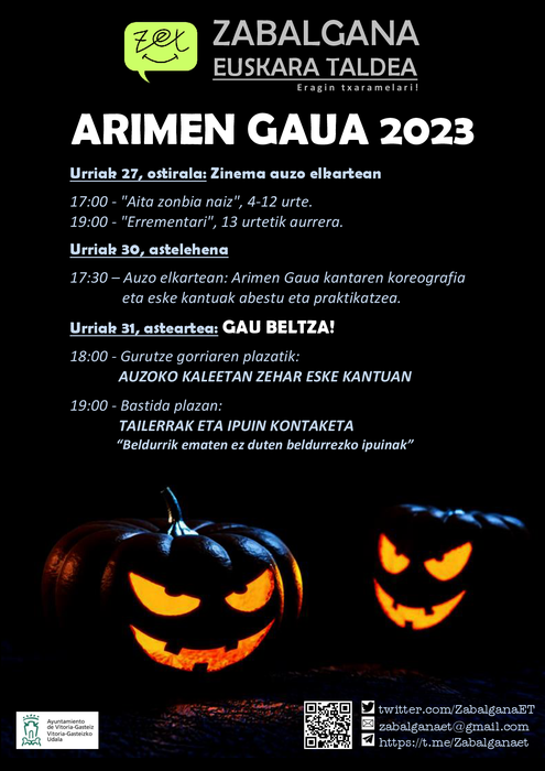 [GAU BELTZA] Tailerrak eta ipuin kontaketa