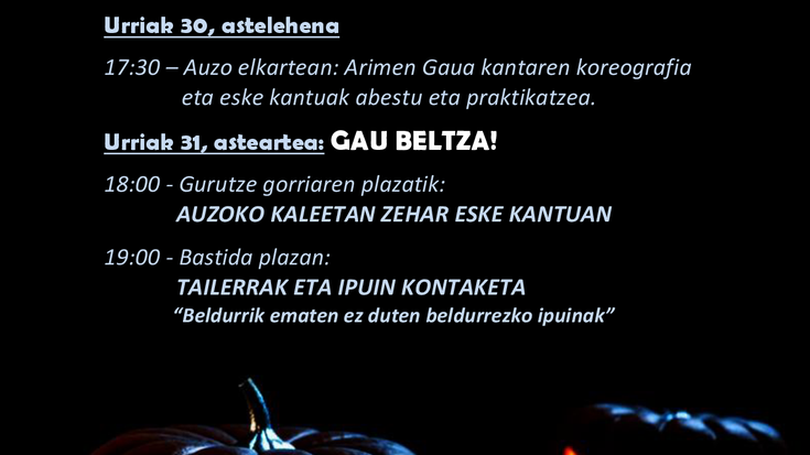 [GAU BELTZA] 'Aita zonbia naiz'+'Errementari'