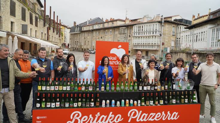 Lehen aldiz Araban aurkeztu dute Euskal Sagardoaren 2024ko uzta
