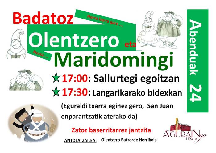 Olentzero eta Maridomingi Agurainen