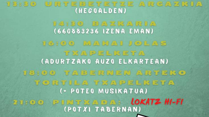 Olarizuko Gazte Asanbladaren 10 urteurrena