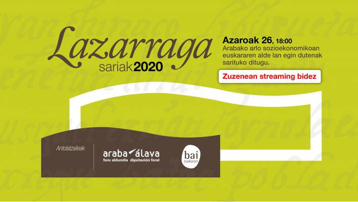 Lazarraga Sarriak: streaming ekitaldia