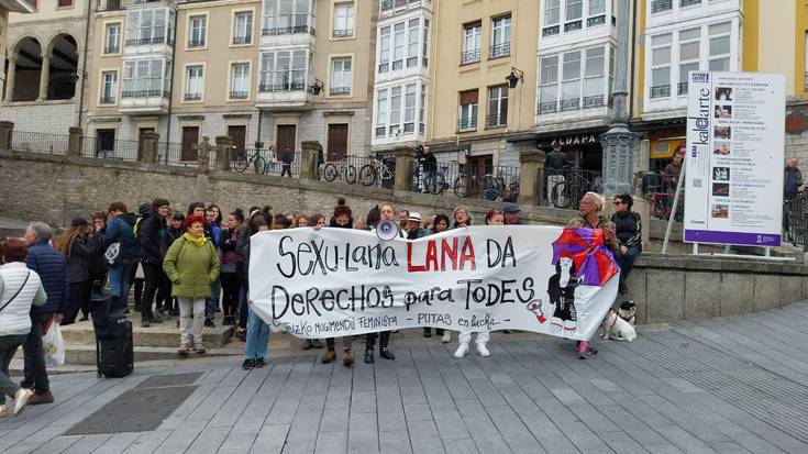 Sexu langileentzako eskubideak eskatu dituzte Gasteizen