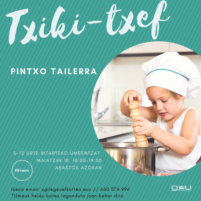[TXIKI-TXEF] Pintxo tailerra