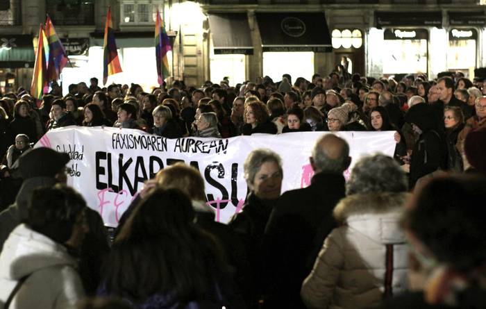 Andaluziako gobernu 'matxista'-ren kontrako mezua