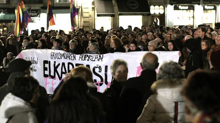 Andaluziako gobernu 'matxista'-ren kontrako mezua