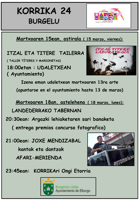 [KORRIKA 2024] Joxe Mendizabal kantak eta dantzak