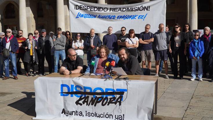 Disporteko langileek enpresa botatzeko eskatu diote Gasteizko Udalari