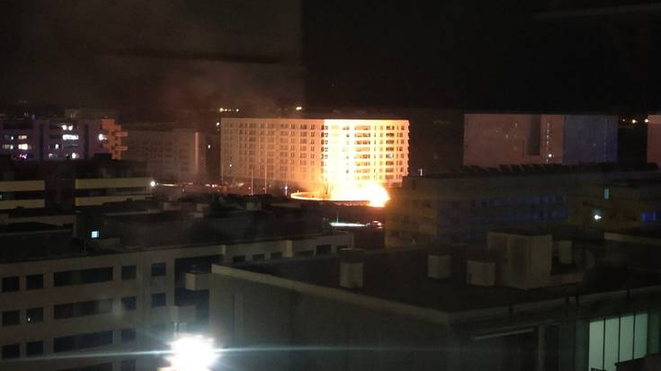 Itzali dute Salburuan piztu den sutea