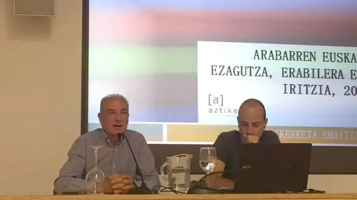 Aztikerren 2022ko ikerketaren datuen aurkezpena. Arabako Euskara Sustatzeko Plan Estrategikoa