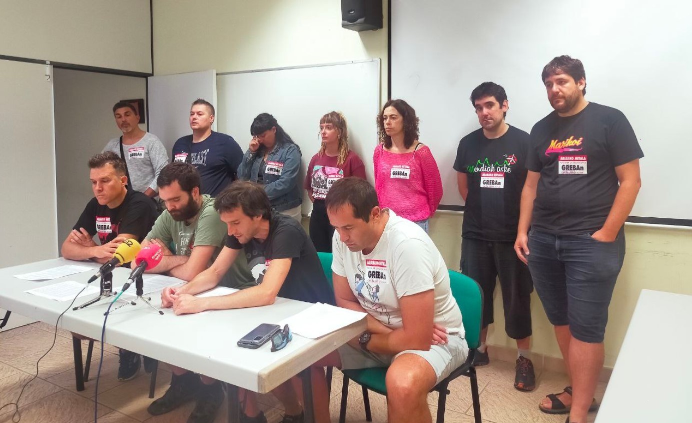 Ezer aldatu ezean, Arabako metalak hiru eguneko greba egingo du irailean