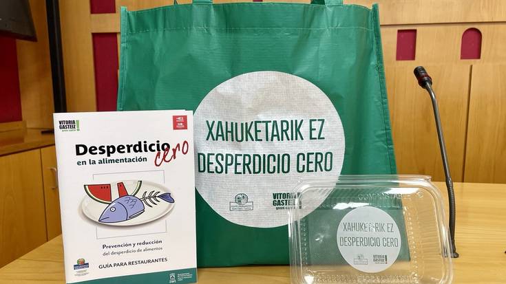 Jatetxeetako janari hondarrak gutxitzeko kanpaina abiatu du Gasteizek
