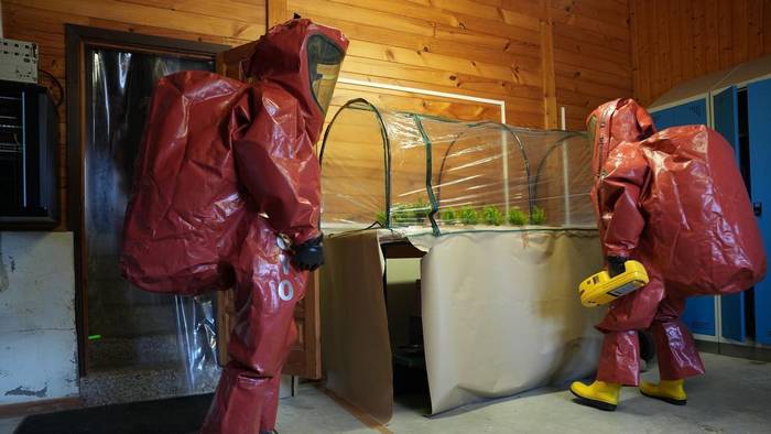 Ertzaintzak agroterrorismo biologikoaren simulakroa egin du Arkauten